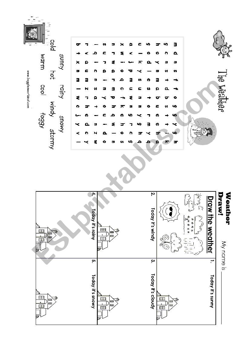 weather worksheet