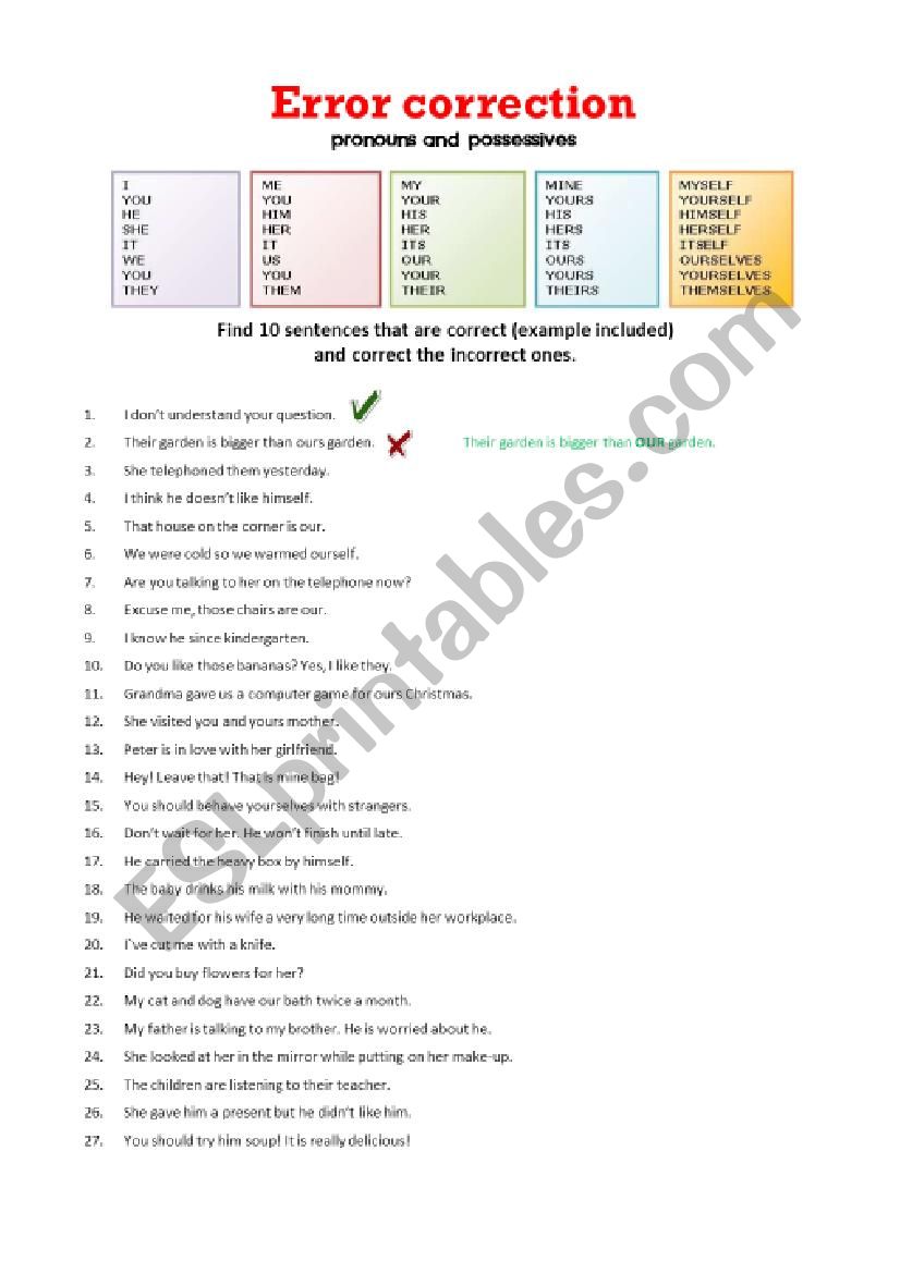 pronoun-error-correction-esl-worksheet-by-missake2