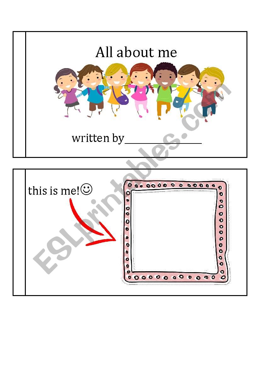 All About me (Part 1) worksheet