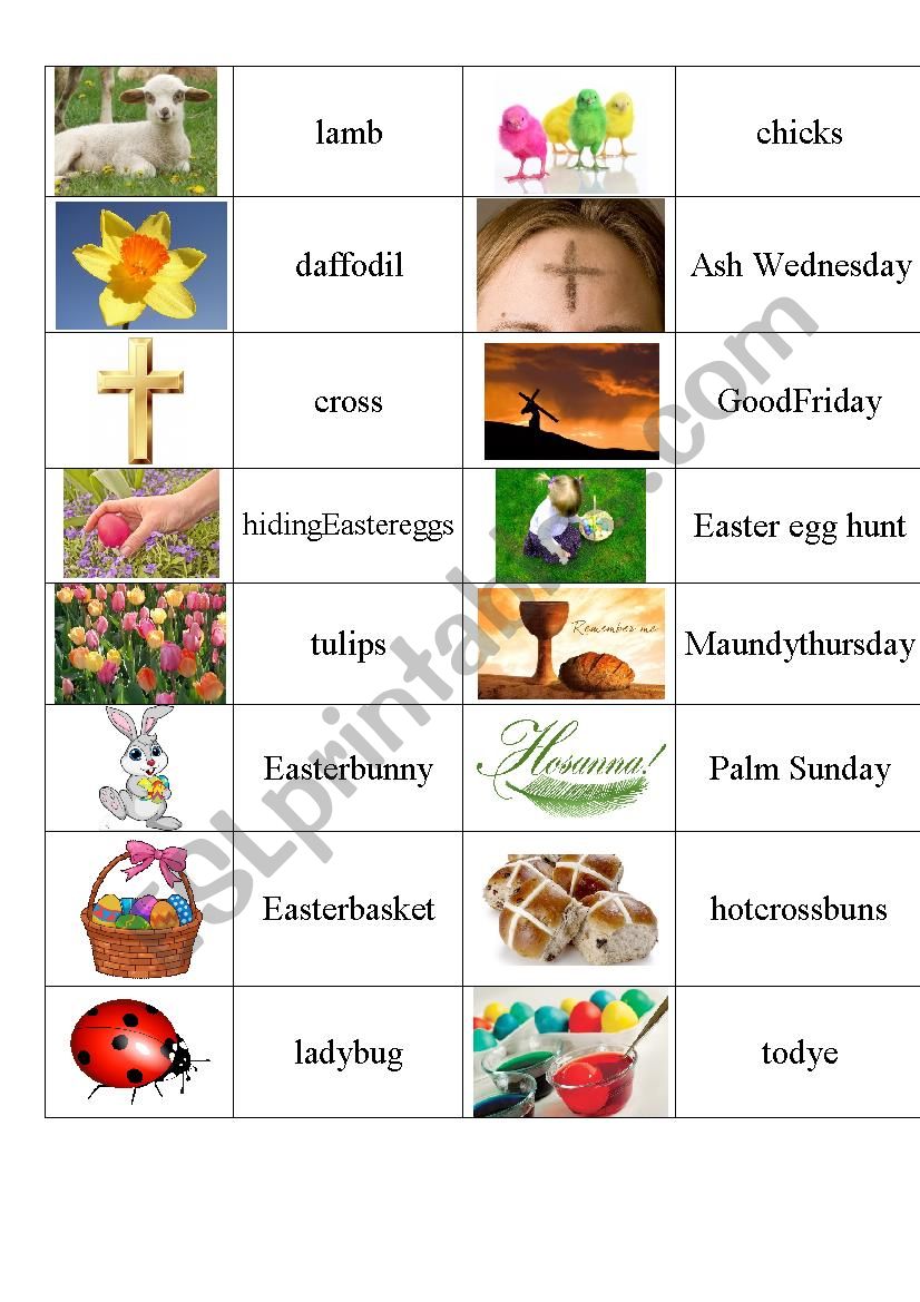 Easter worksheet