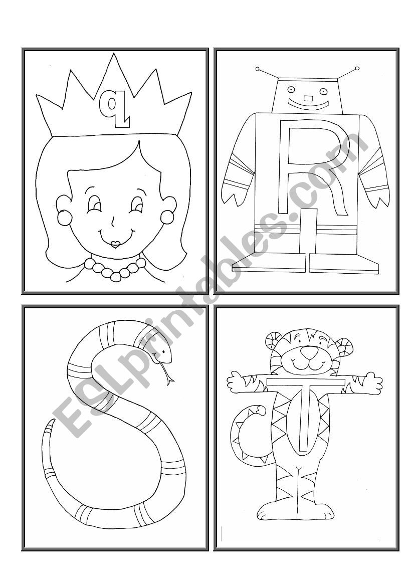 Alphabet flashcards 3 worksheet