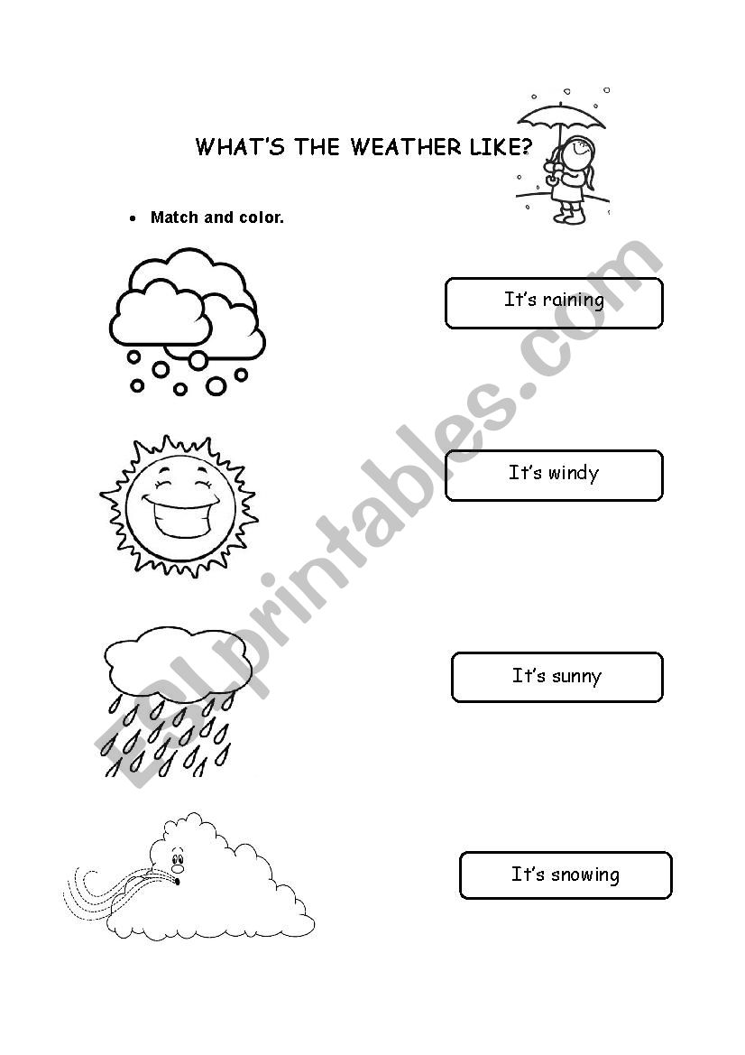 The weather worksheet