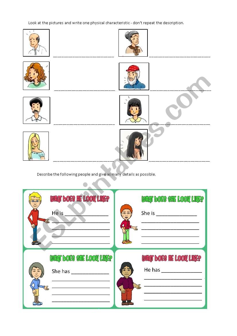 How does he/she like? worksheet