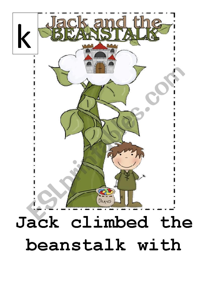 Tongue twister Jack and the beanstalk