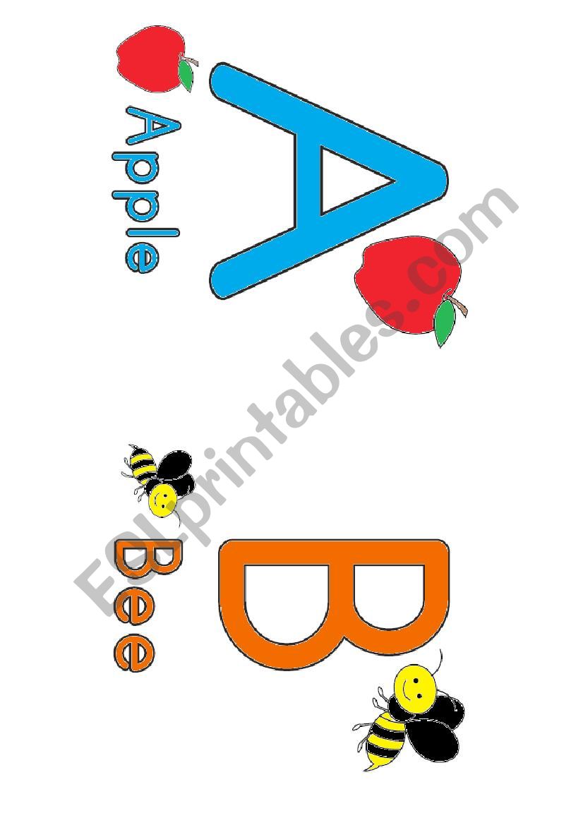 ALPHABET A-L worksheet