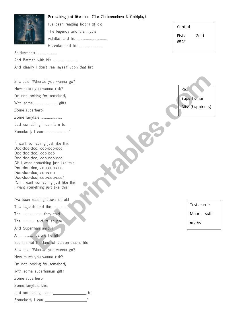 Something just like this worksheet