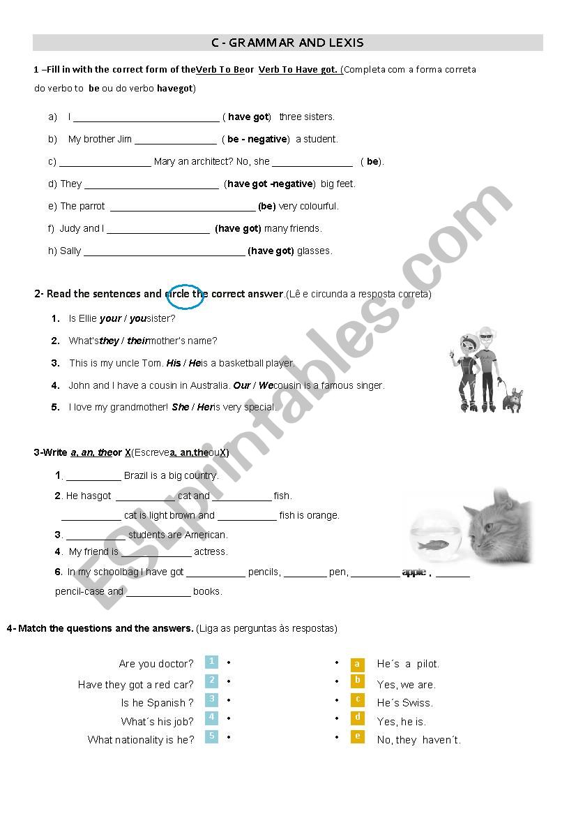 Personal identification test (Part 2)