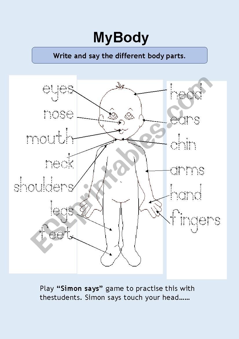 My Body: What can I do with my Body Parts?