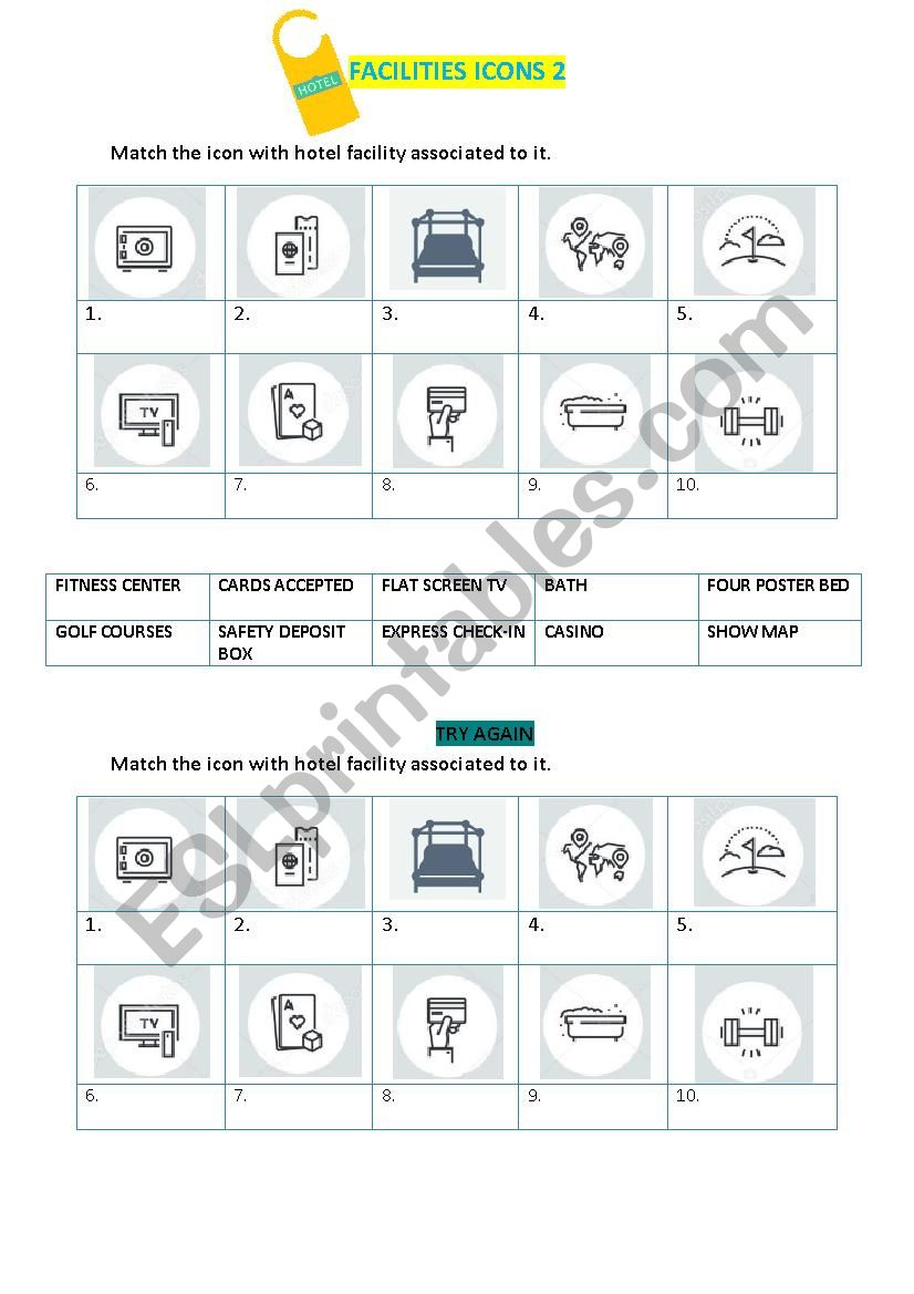 Tourism - Hotel Facilities icon 2