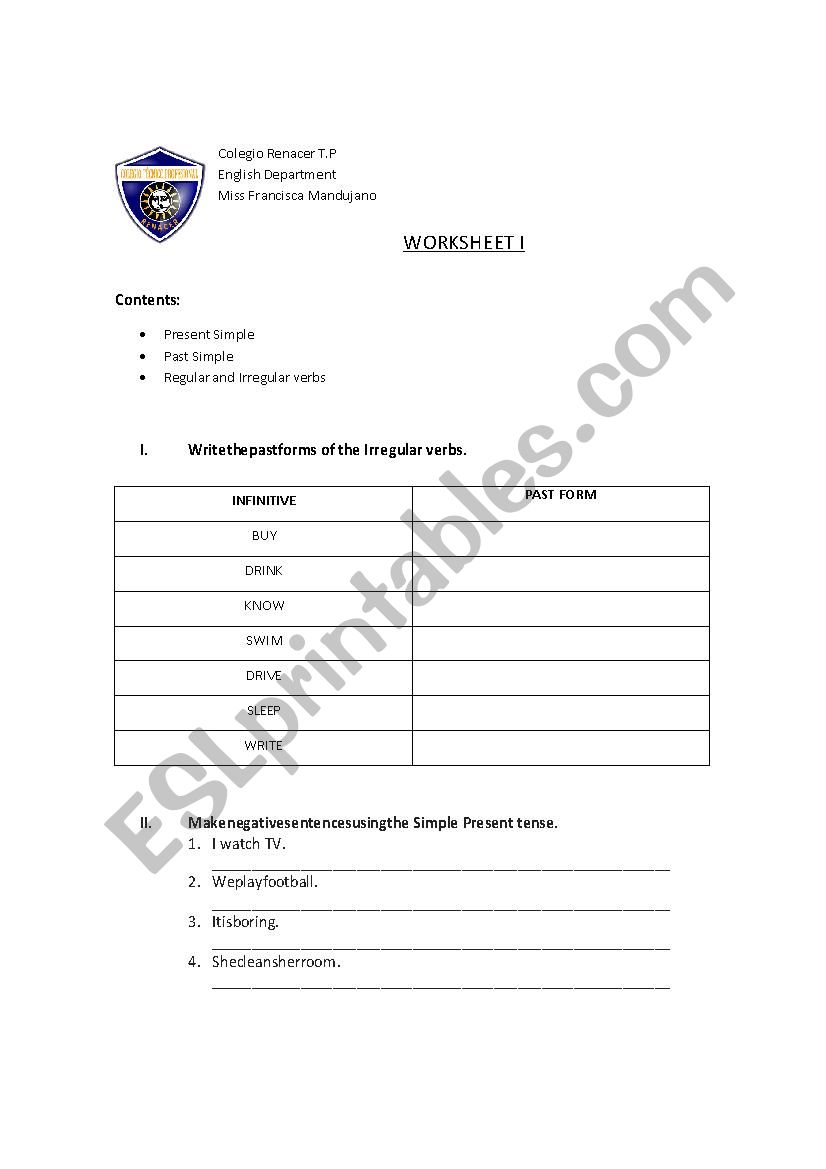 Present simple v/s Present continuous