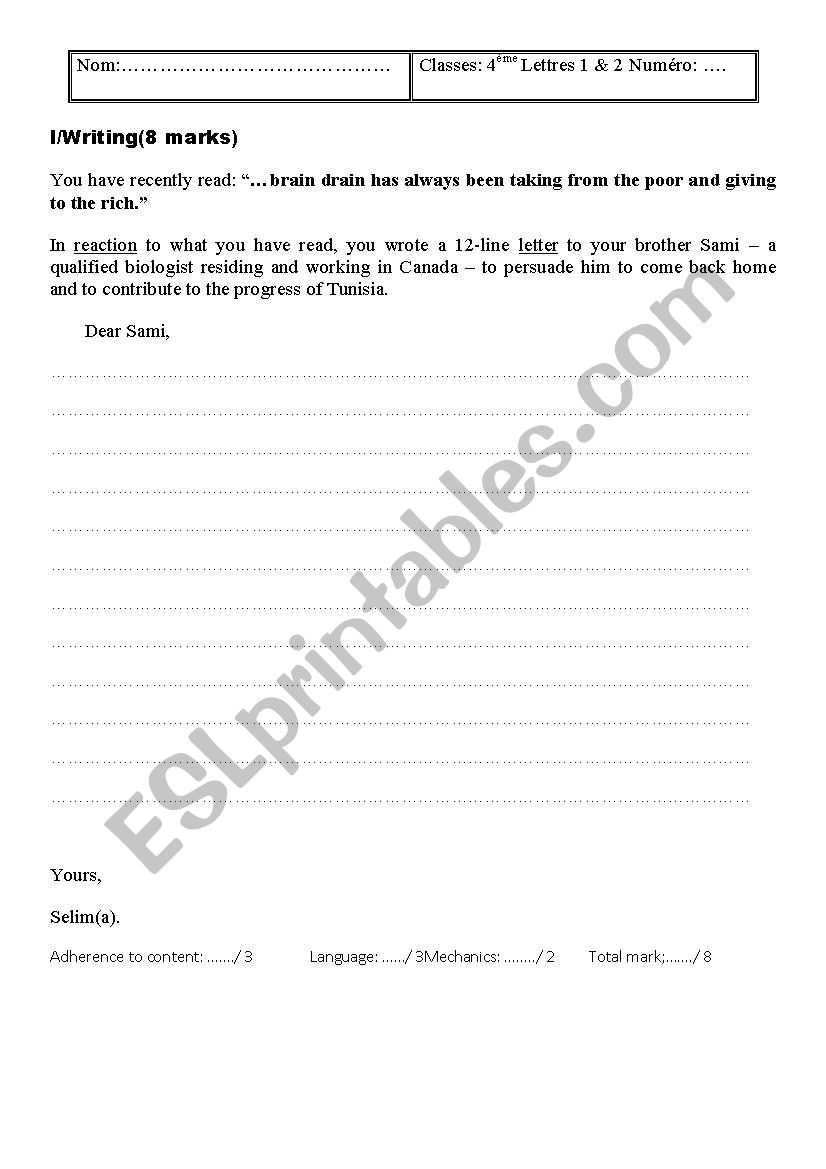 Creative, Inventive Minds worksheet