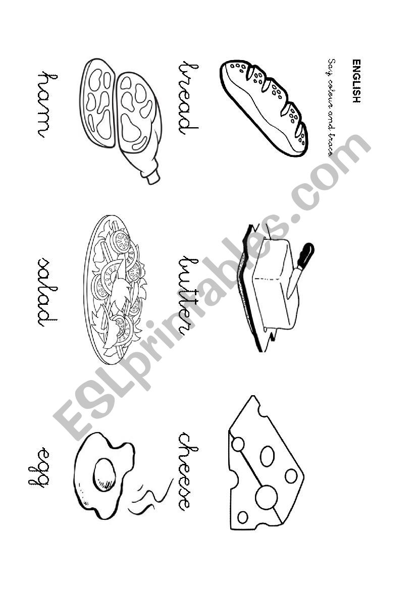 Food worksheet