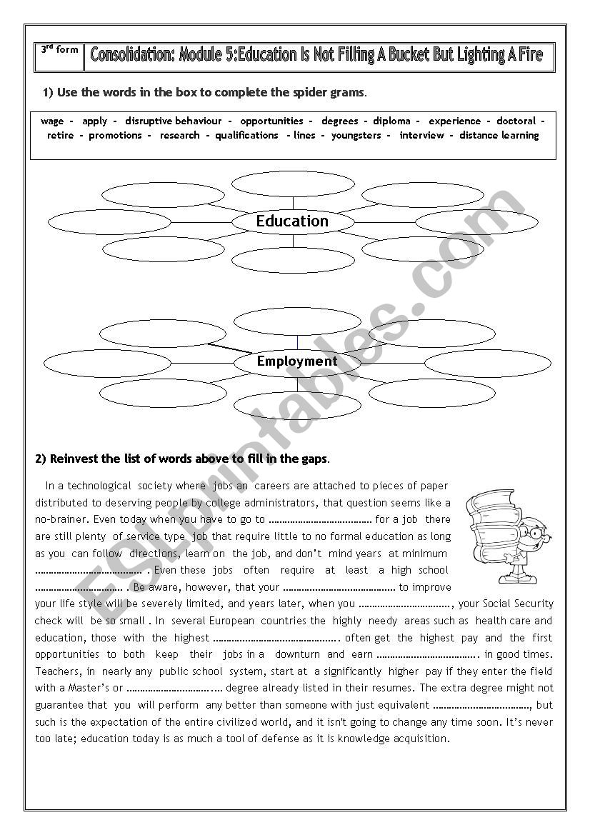 Module 5 consolidation (third form)