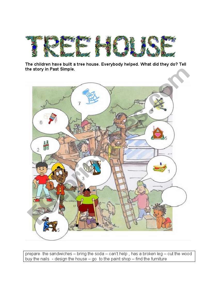 THE TREEHOUSE worksheet