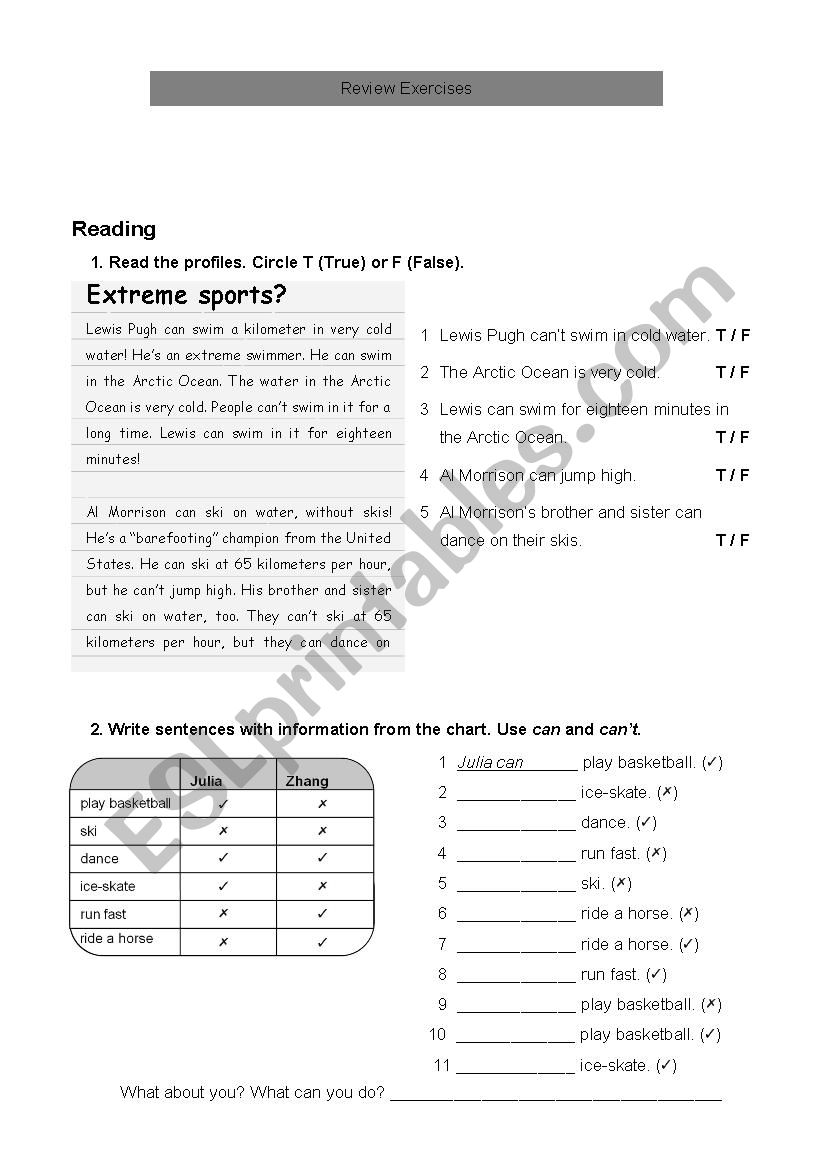 Can worksheet