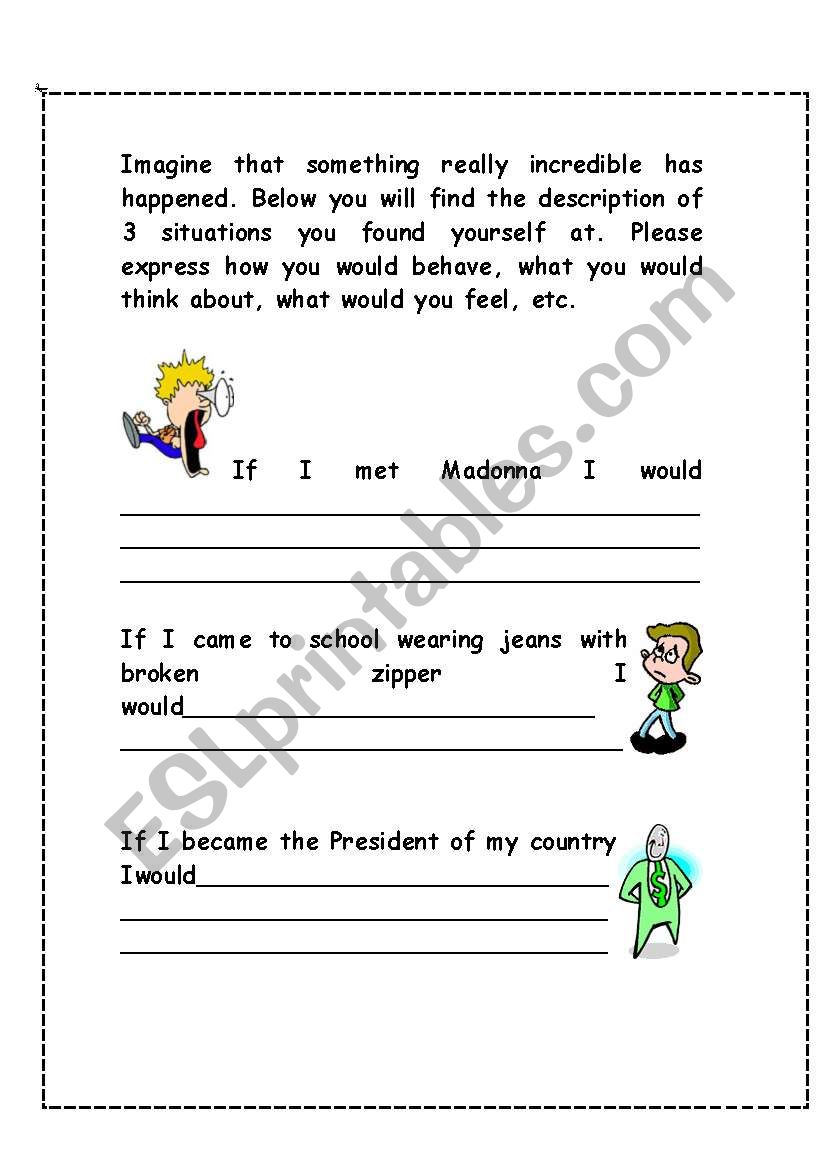 If clause (2nd condition) worksheet
