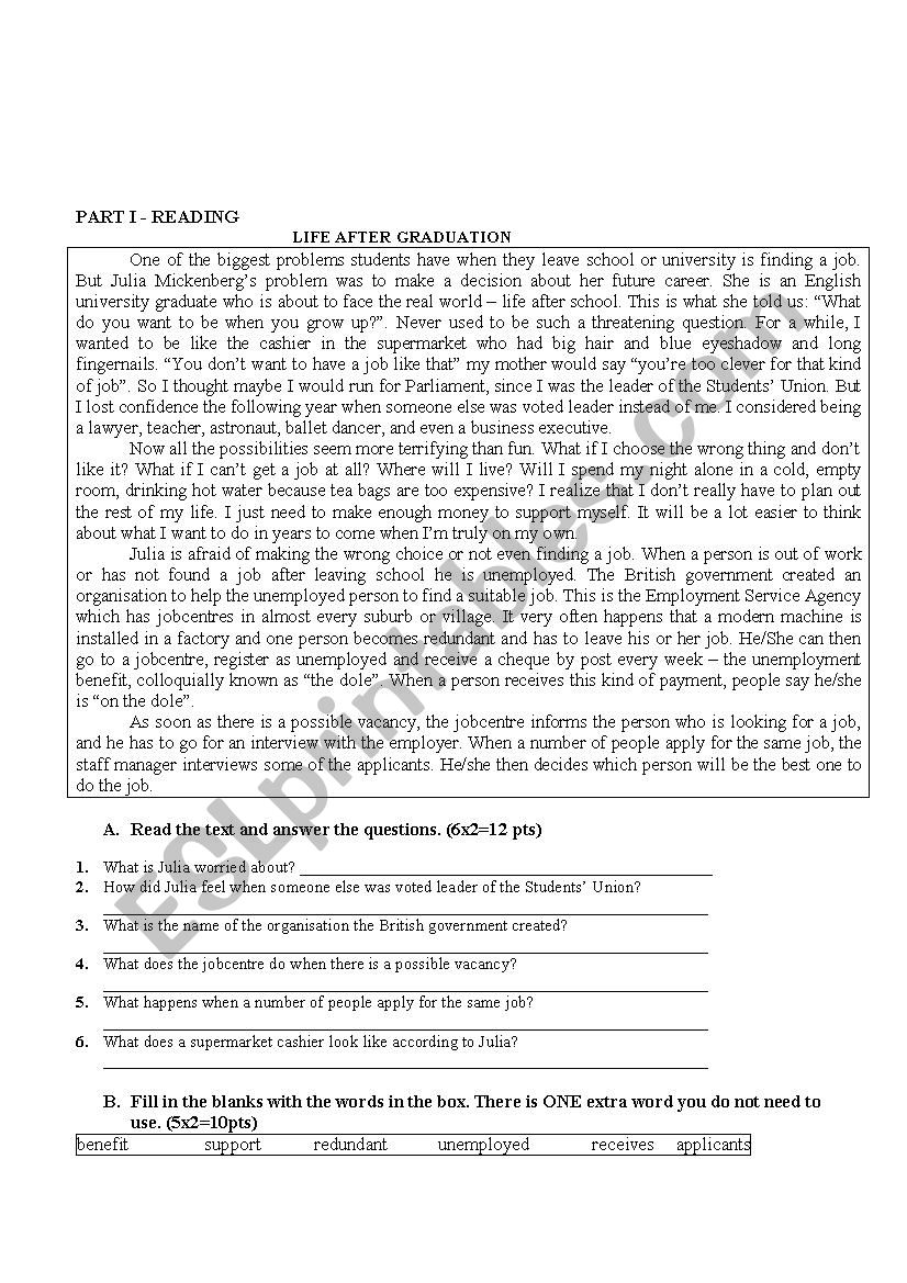 Passive Voice worksheet