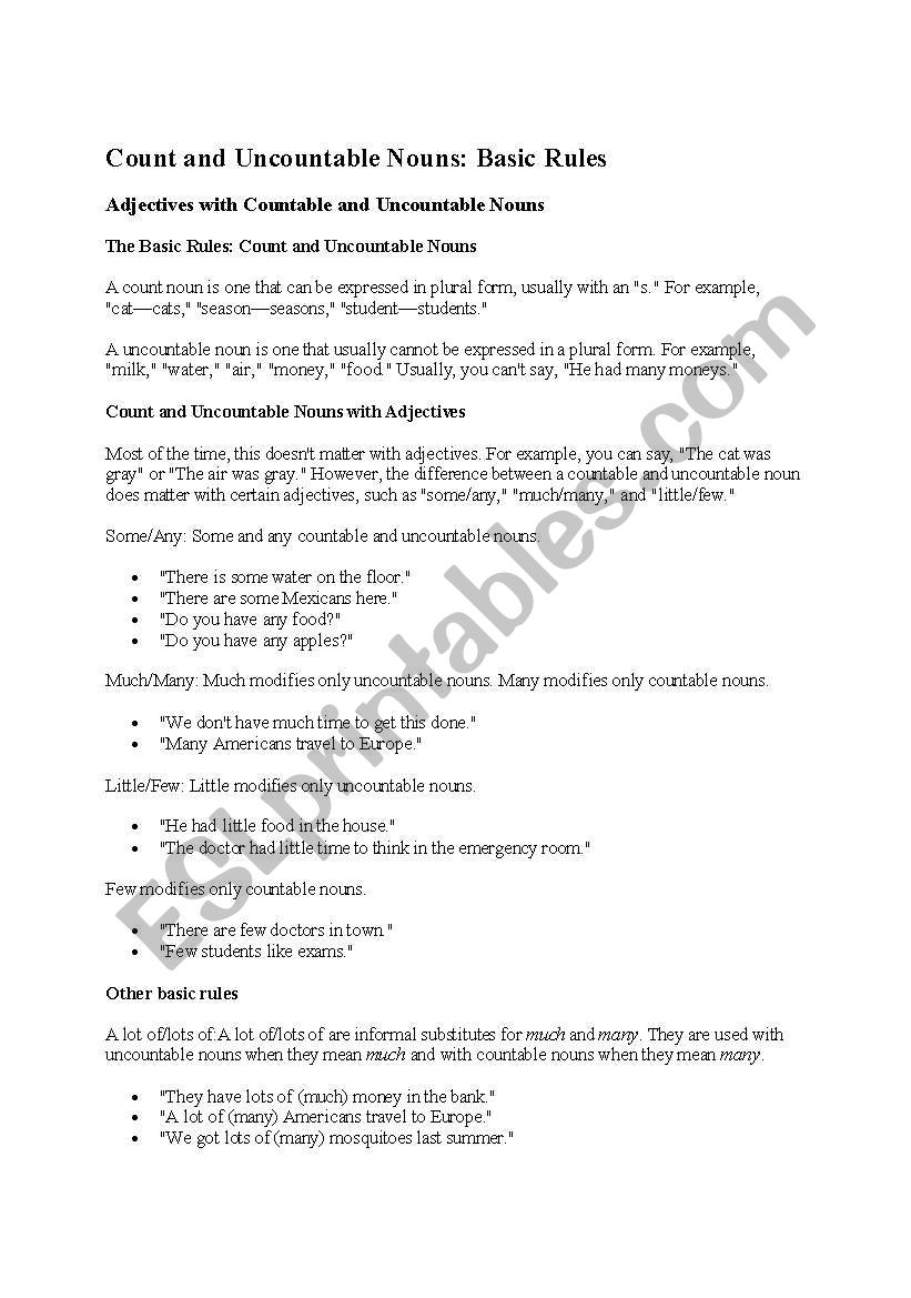 count-and-uncountable-nouns-esl-worksheet-by-tradutore