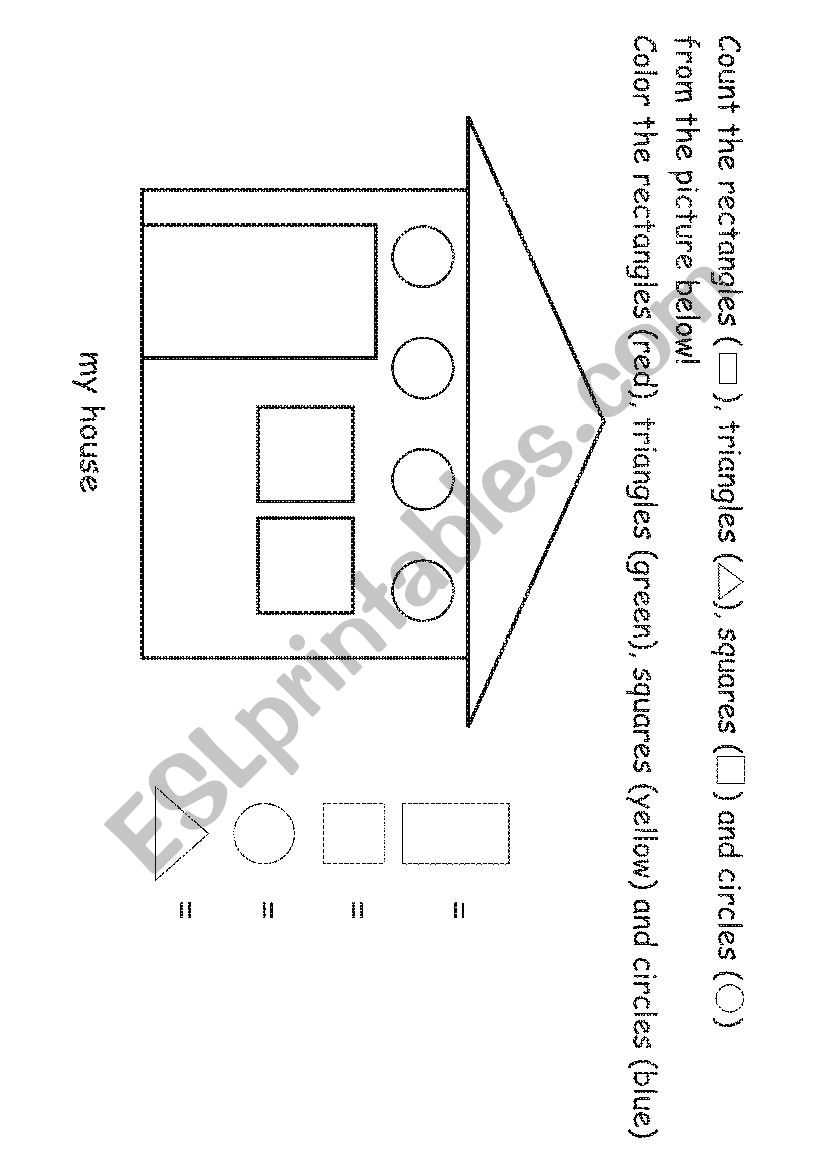 Shapes worksheet