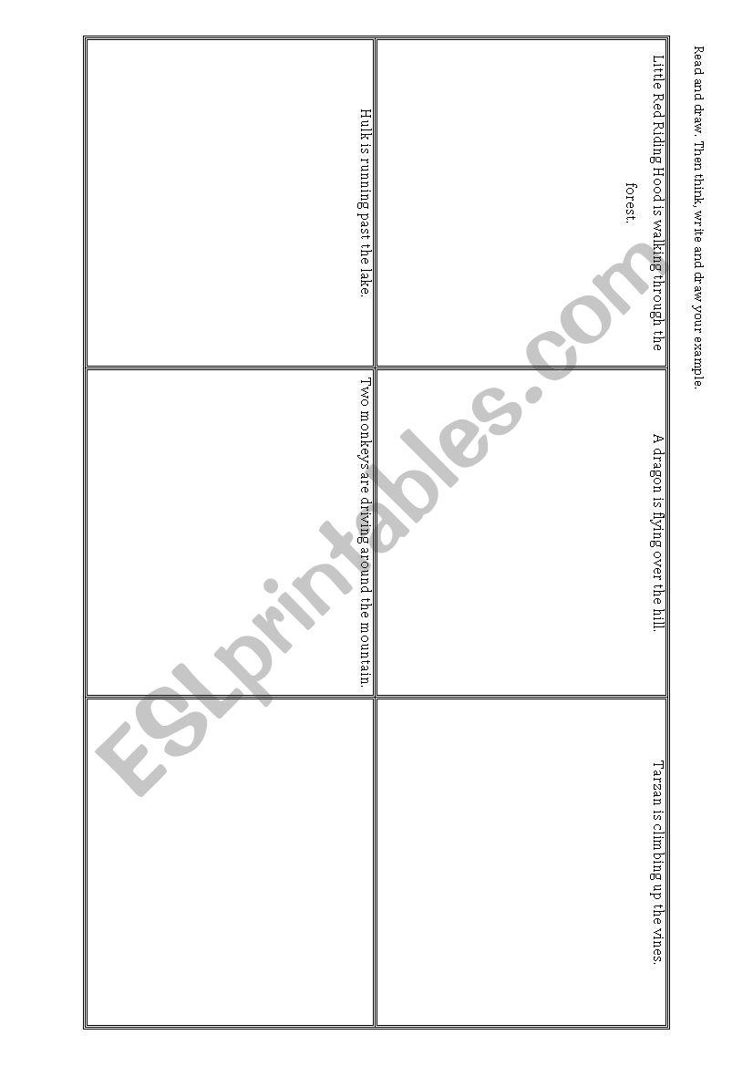 Nature and prepositions worksheet