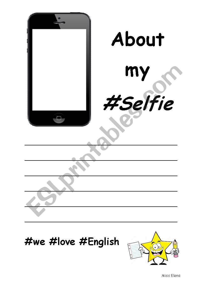 about-my-selfie-esl-worksheet-by-elenavanezi