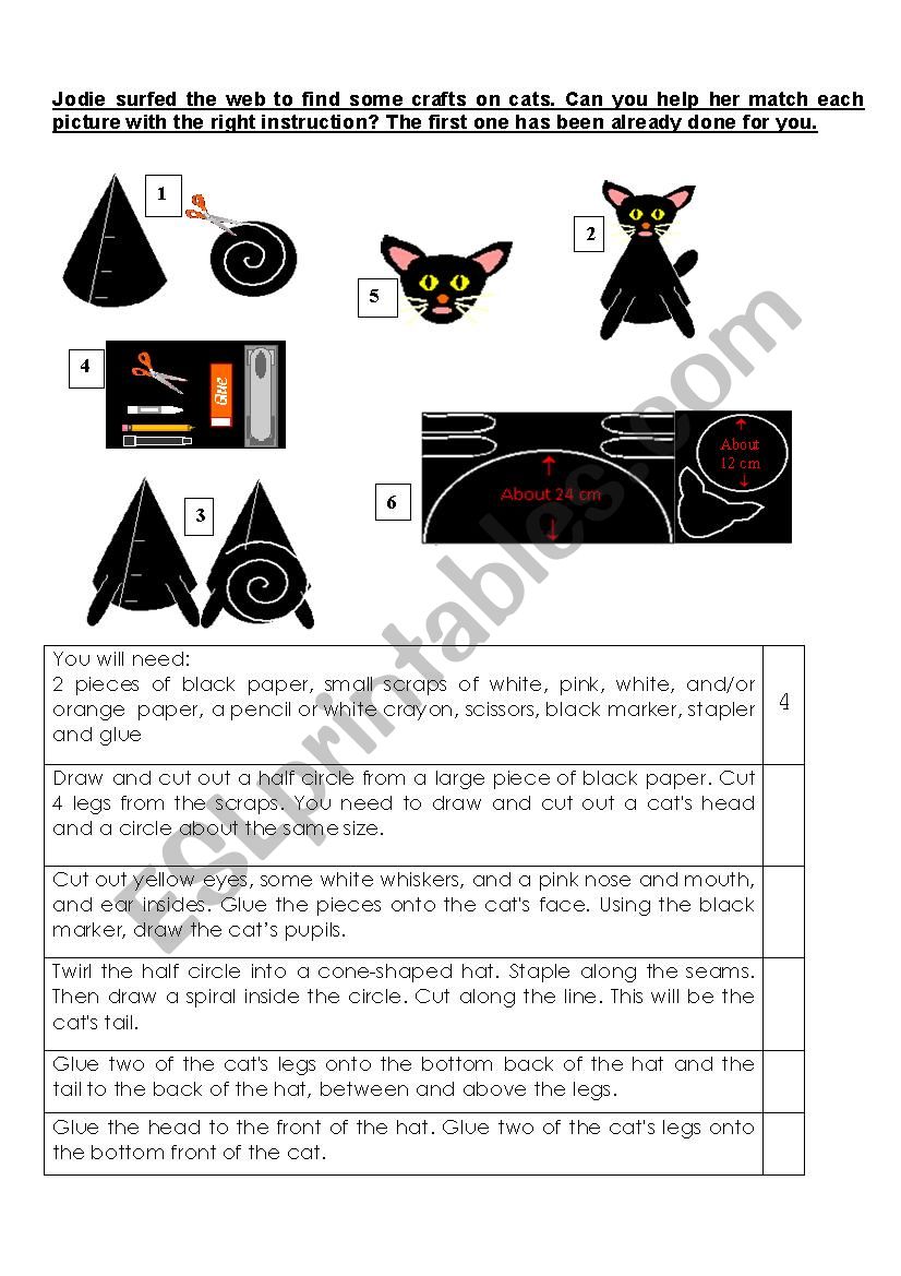 Instructions - How to make a model of a cat?