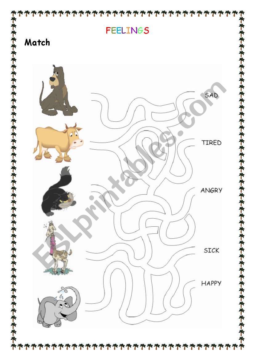 animals worksheet