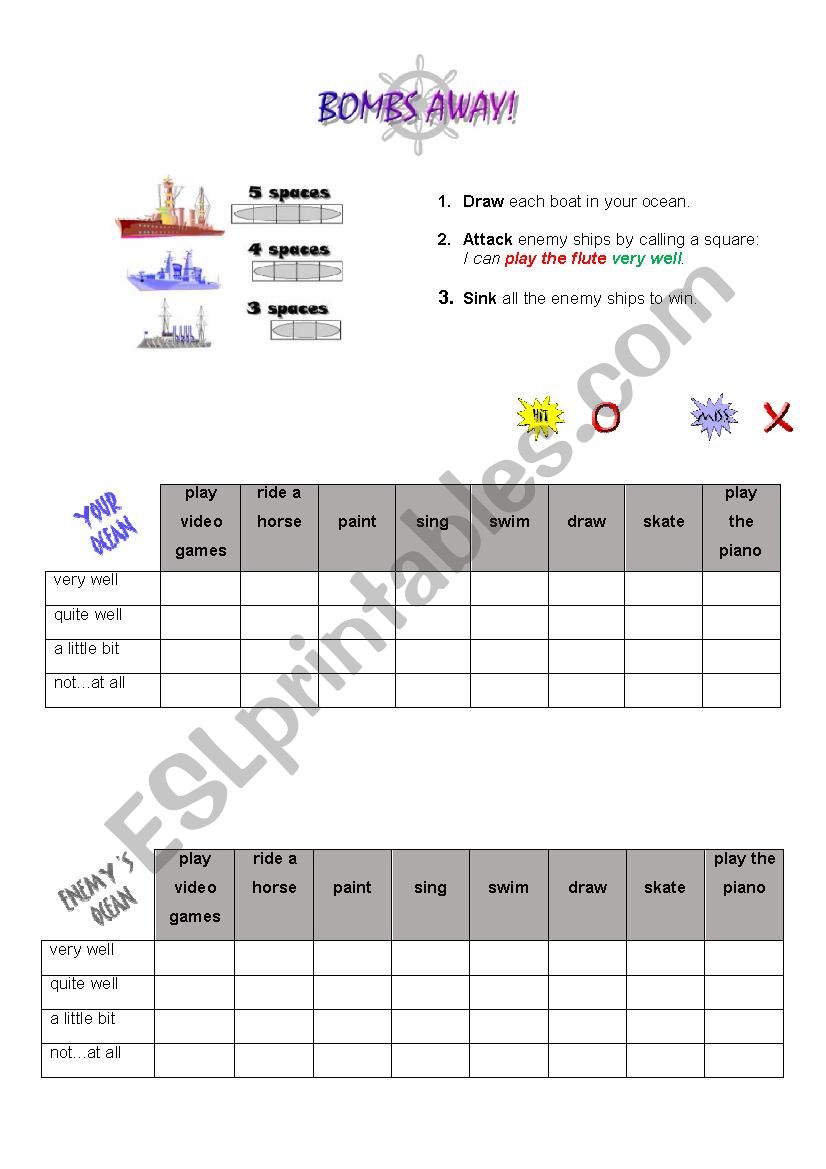 How well...? worksheet