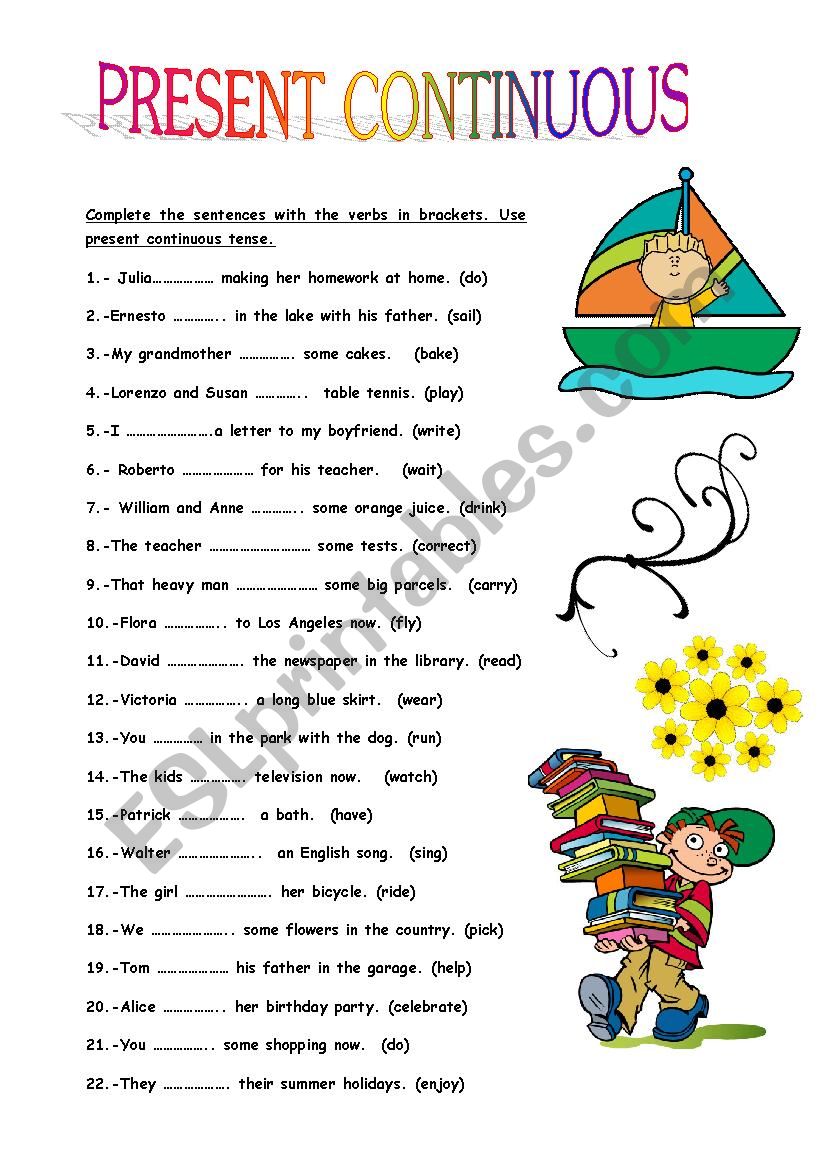 present-continuous-worksheet-grade-5