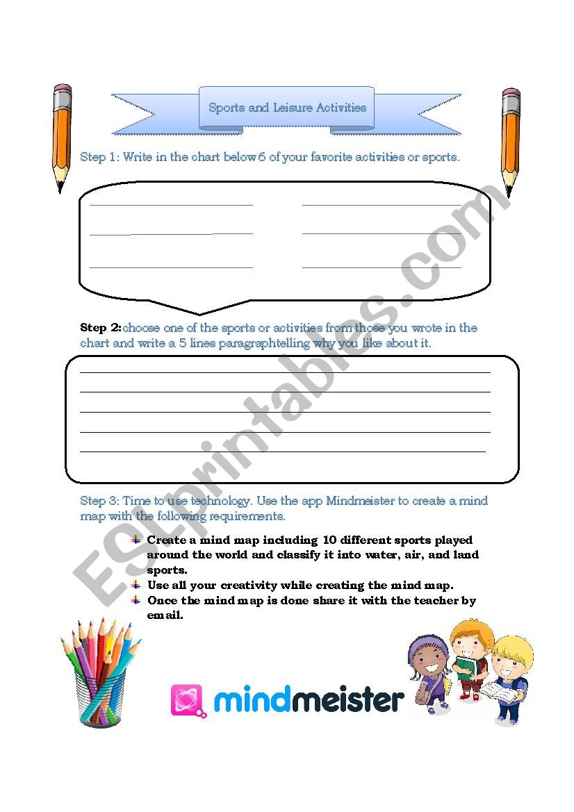 Sports and Leisure Activities worksheet