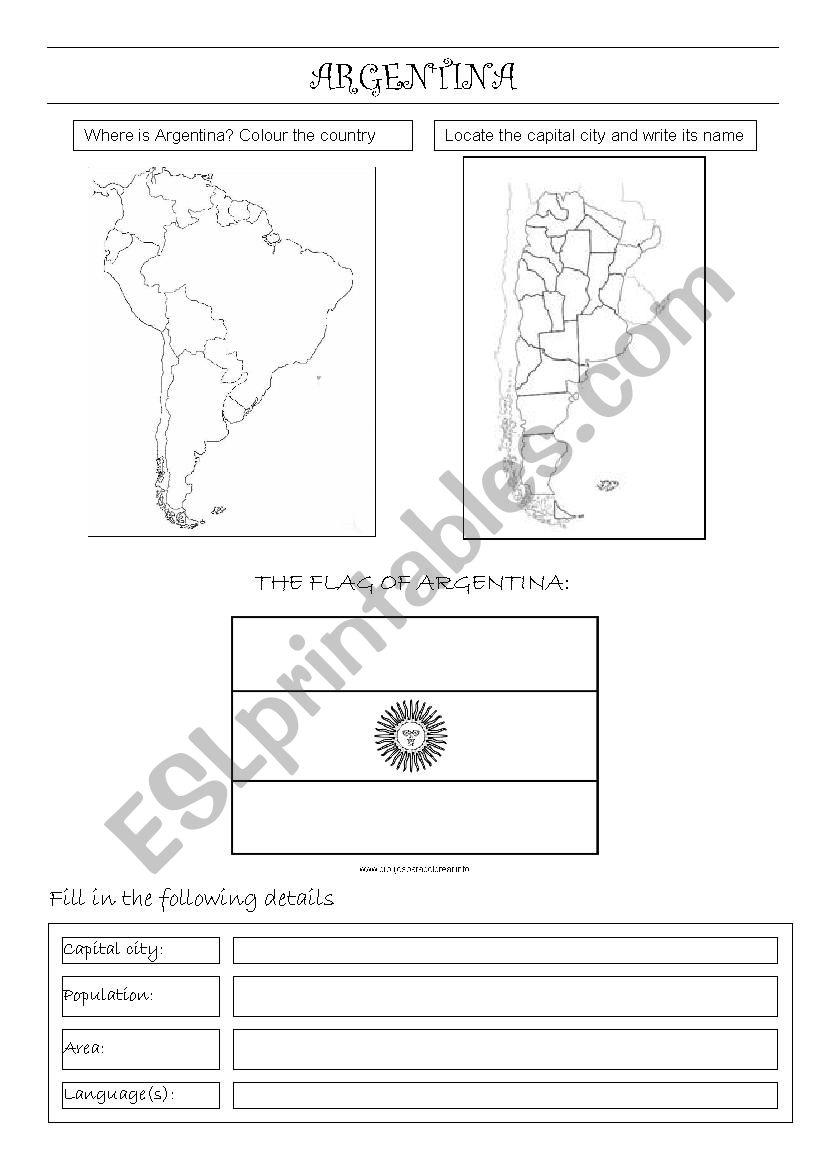 ARGENTINA FILE worksheet