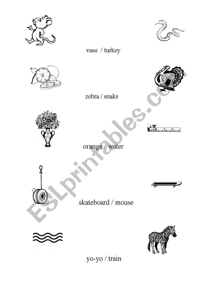 ABC words worksheet