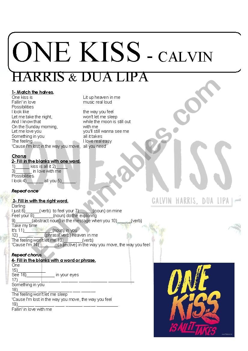 One Kiss - Calvin Harris & Dua Lipa