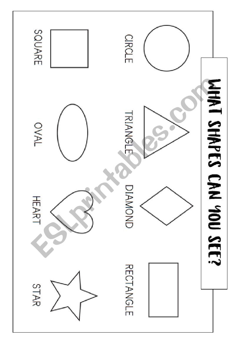 Shapes Worksheet worksheet