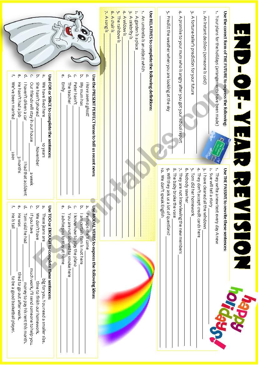 GENERAL REVISION  worksheet