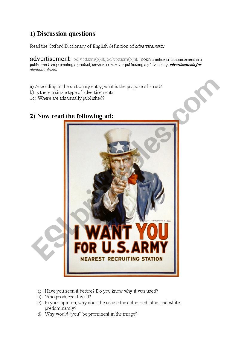 Cultural Information: Uncle Sam