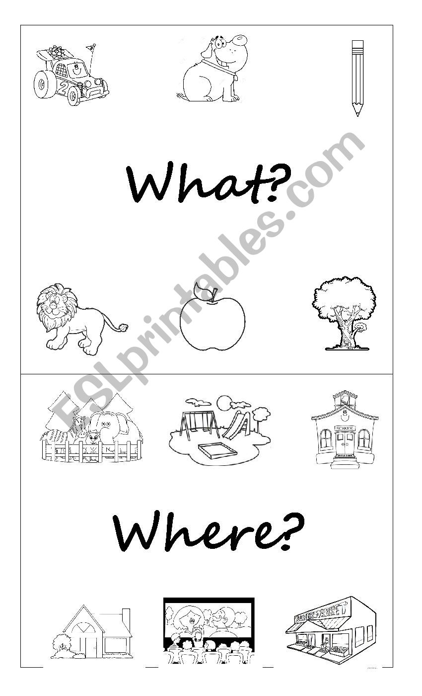 question words worksheet