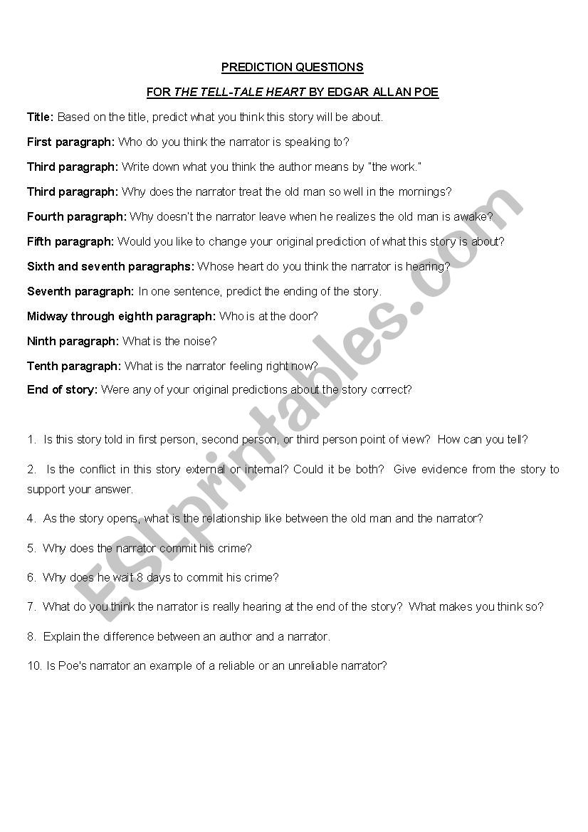 Reading Guide - Edgar Allan PoeÂ´s 