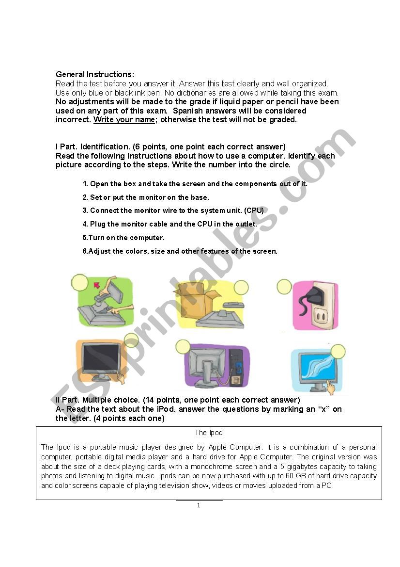 TEST ELECTRICAL APPLIANCES NINTH GRADE