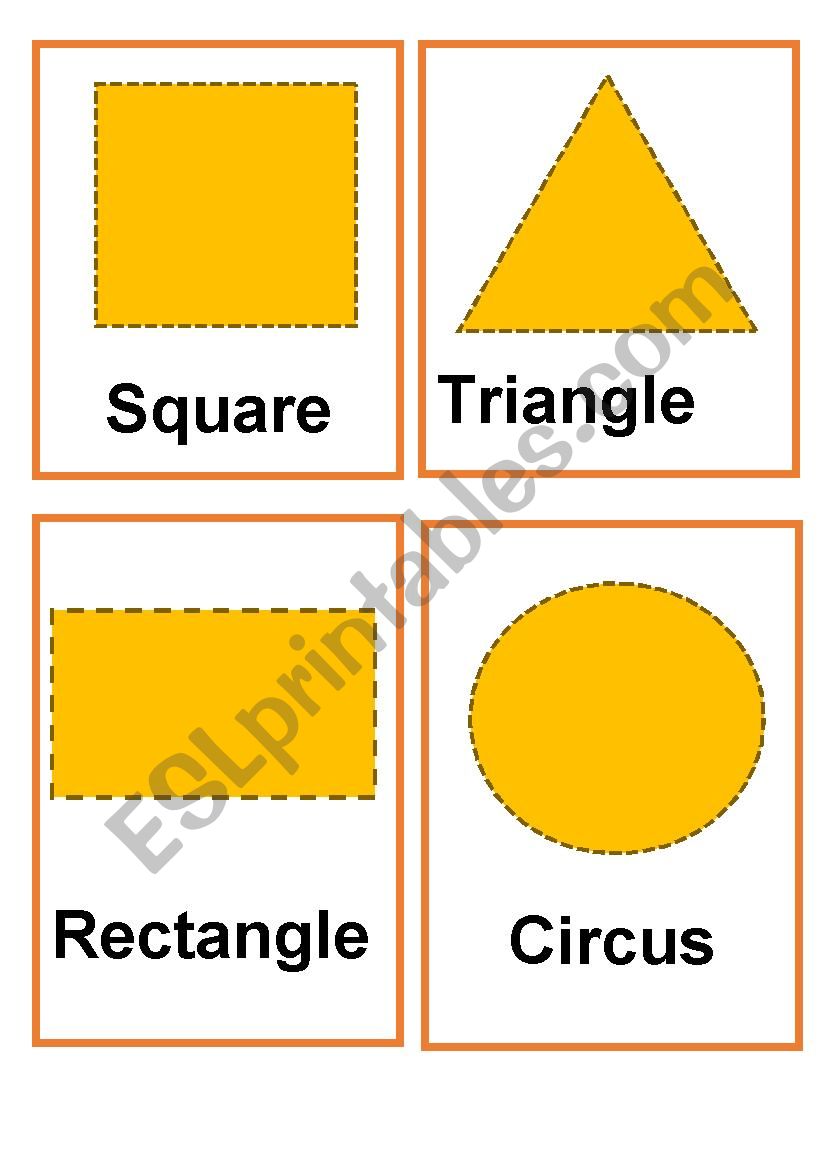 Shapes worksheet