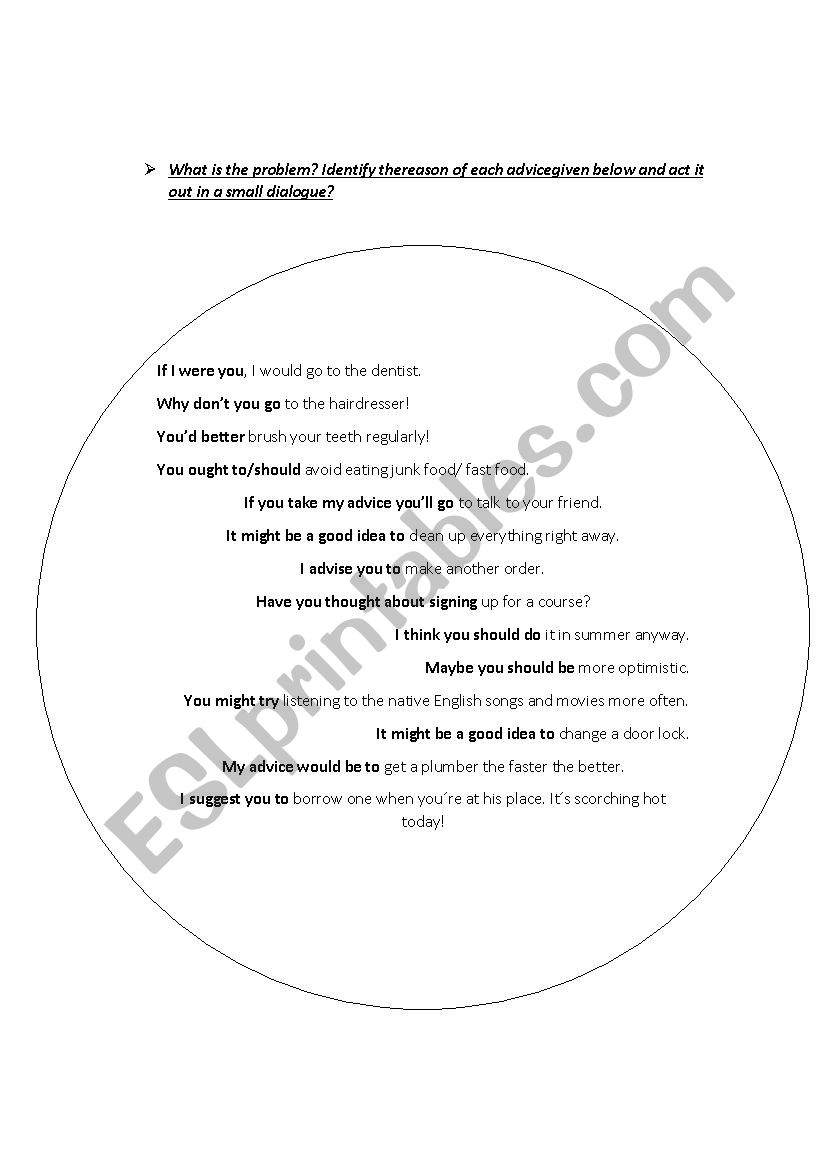 Problem Hunt worksheet