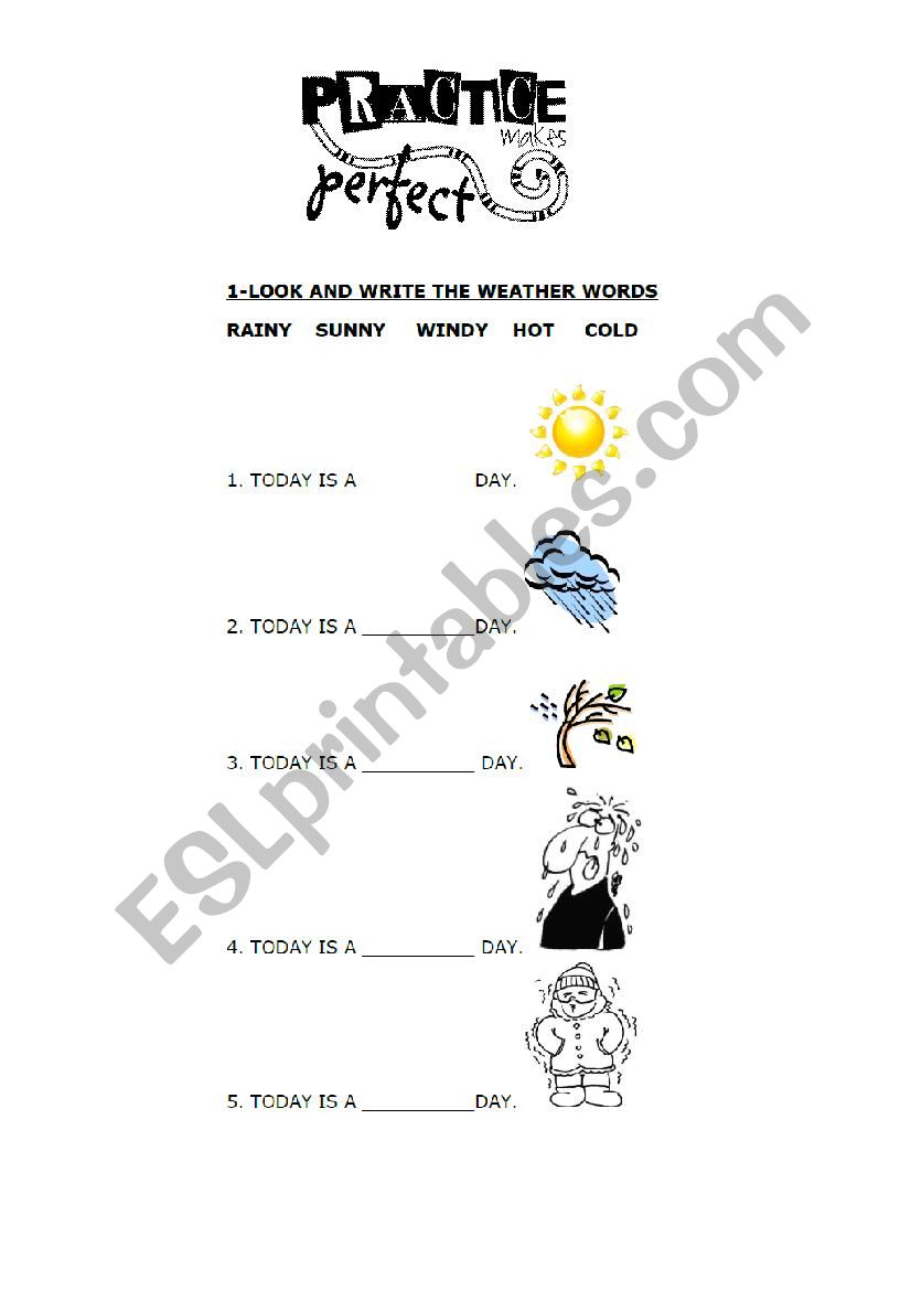 lets practice first step worksheet