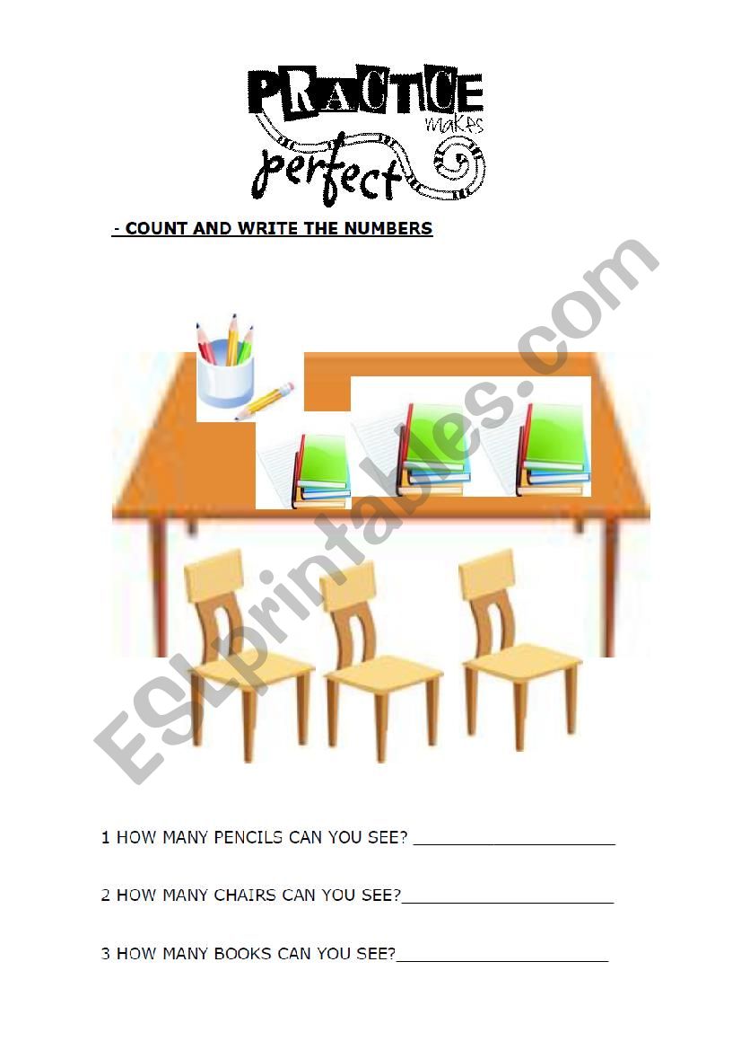 lets practice first step worksheet