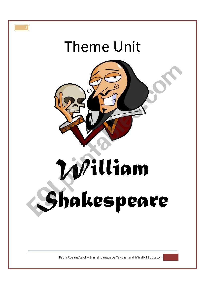William Shakespeare Theme Unit