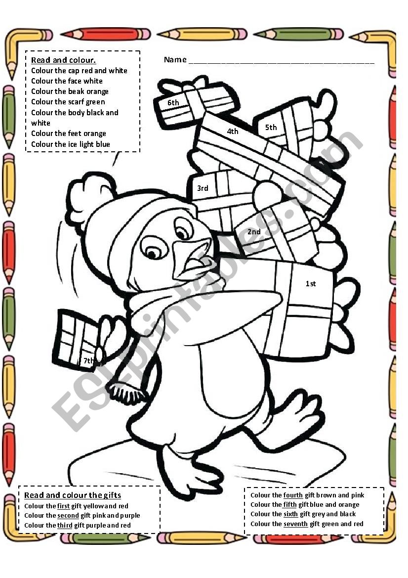 colouring the ordinals worksheet