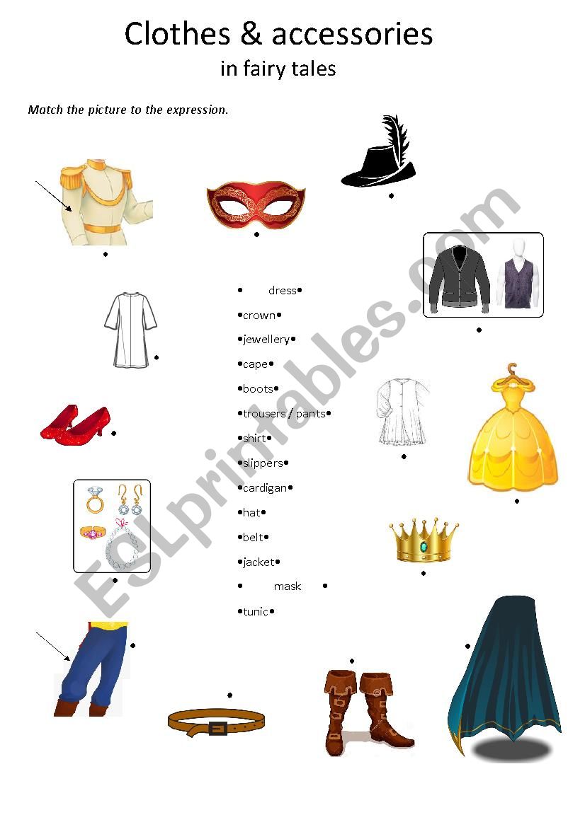 Clothes & Accessories in Fairy Tales