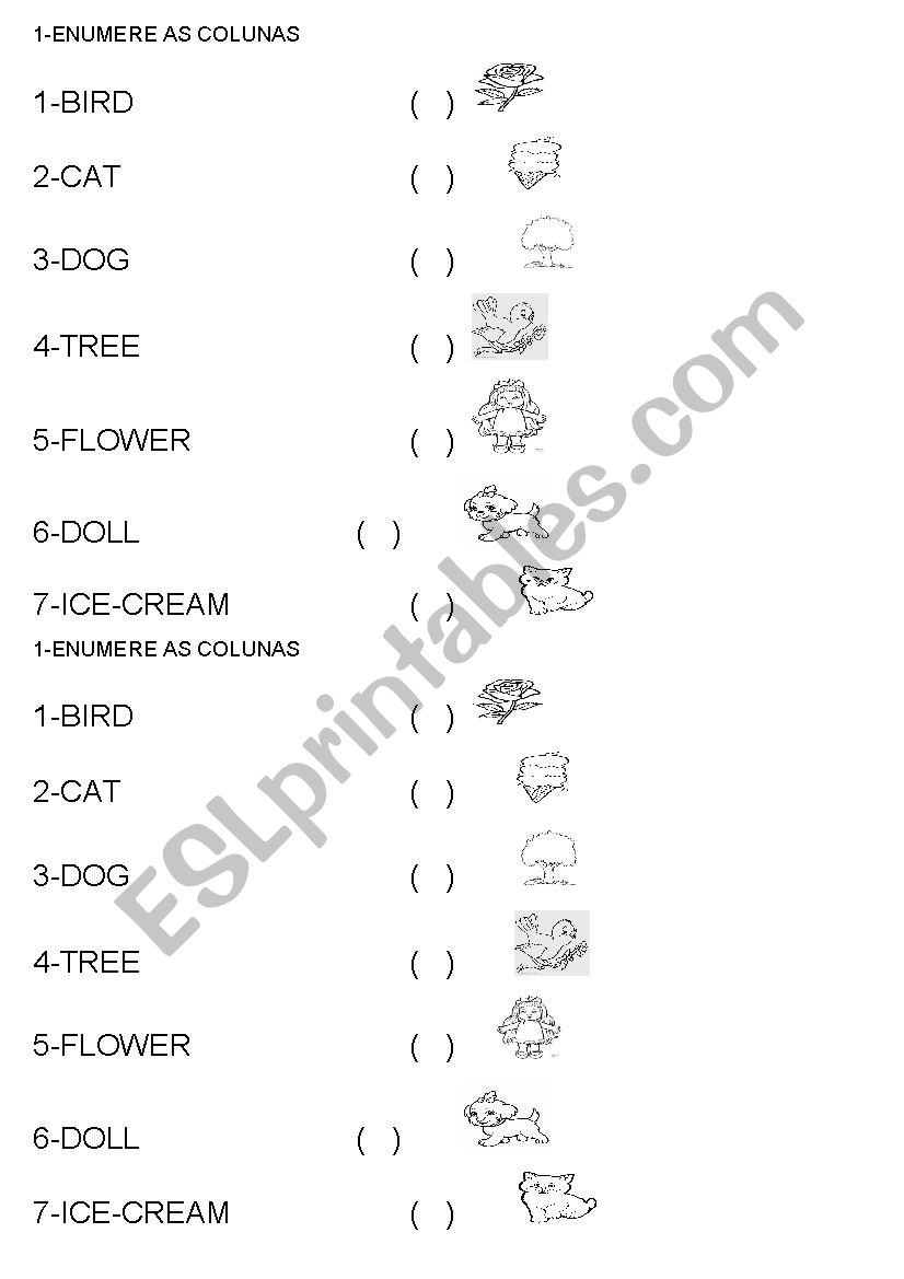 write worksheet