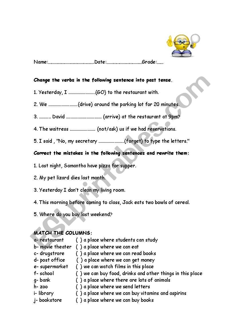 PAST SIMPLE AND COMPARATIVES REVIEW