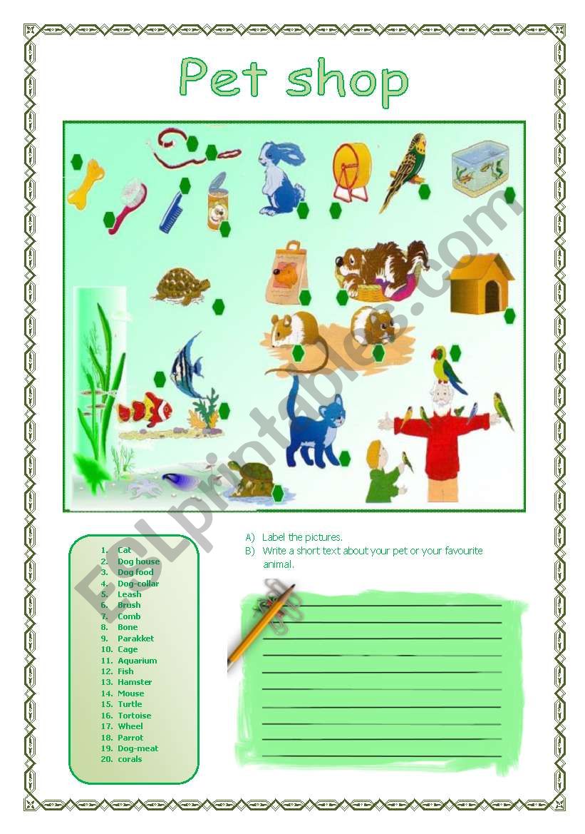 PET SHOP(11.08.08) worksheet