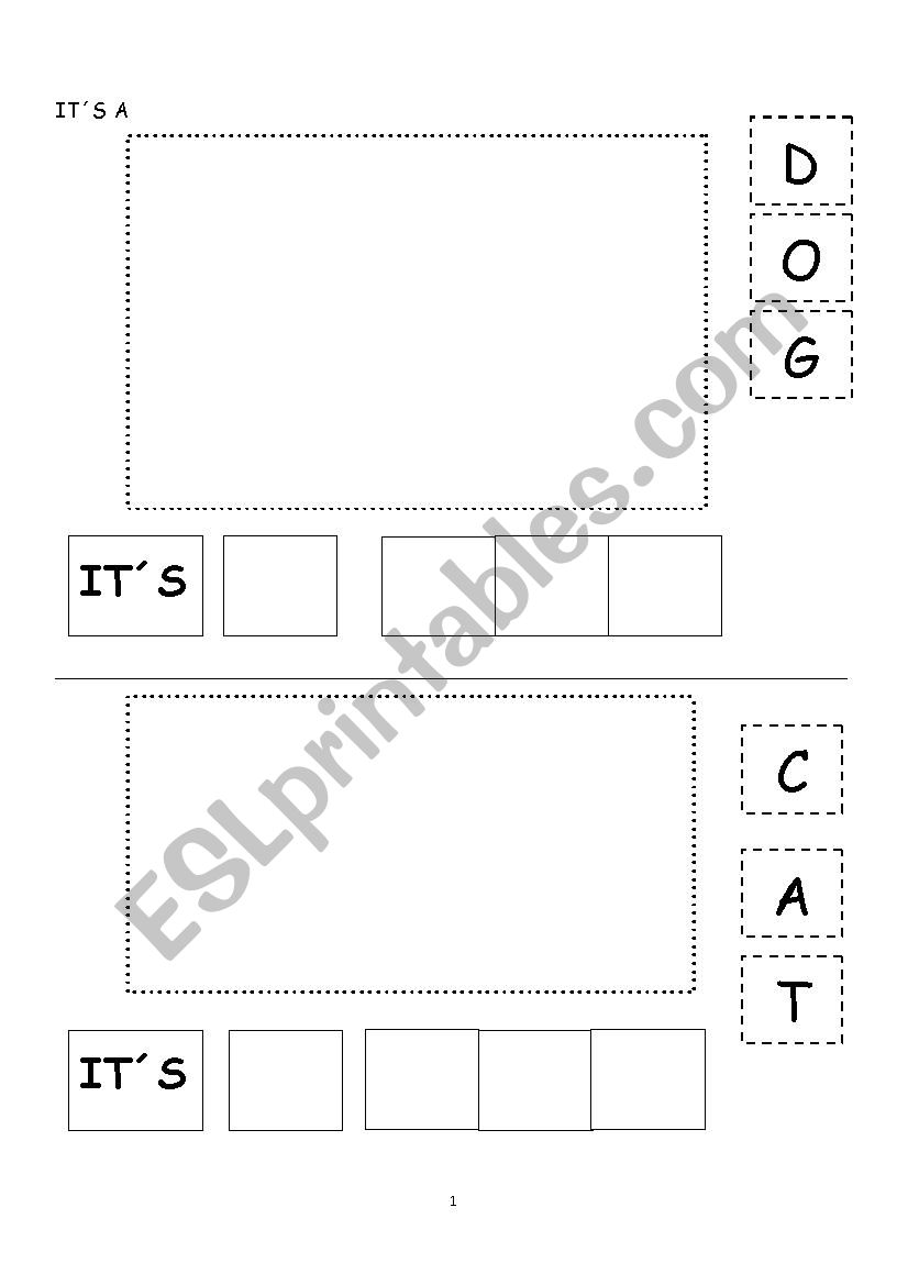 Animals worksheet